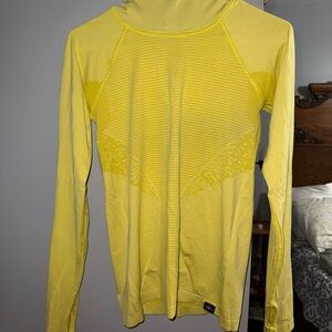 J. Crew/New Balance Vibrant Yellow Long Sleeve Athletic Top